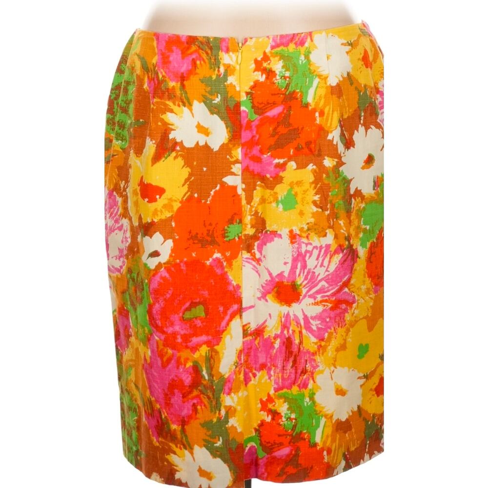 TALBOTS bright floral skirt. Summer Vacation Tripical. 12 petite - Picture 5 of 6